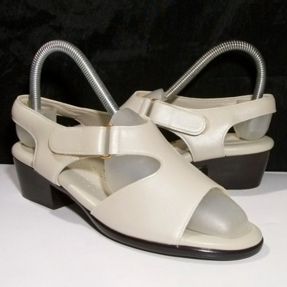 SAS SUNTIMER LUSSO LEATHER TRIPAD COMFORT WALKING SANDALS 6.5N $135 BNWOB